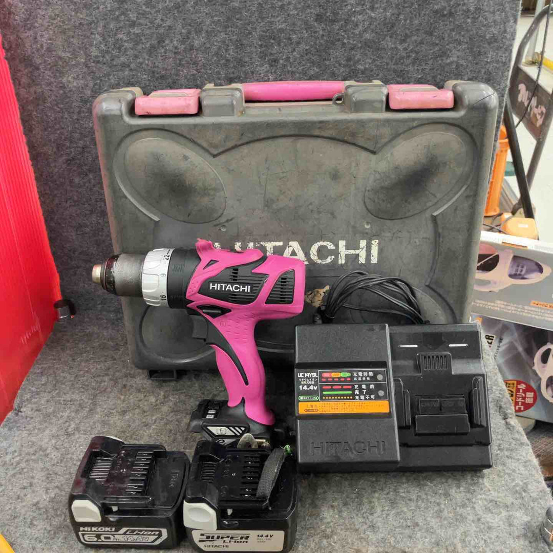 ★ハイコーキ(HIKOKI ※旧:日立工機) コードレスドリルドライバー DS14DBL(2LSCK)(R)【鴻巣店】