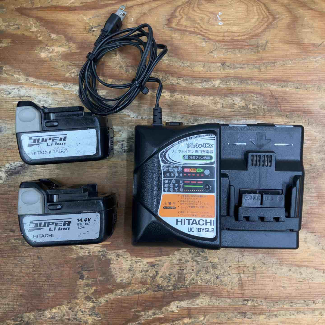 【中古品】日立 コードレスハンマドリル DH14DSL(2LJCK) 14.4V フルセット【柏店】