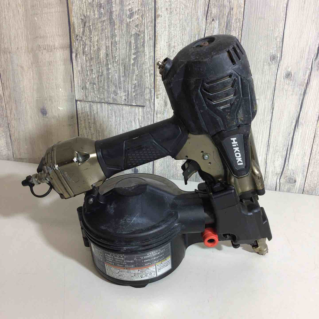 ★ハイコーキ(HIKOKI ※旧:日立工機) 高圧エア釘打ち機 NV65HR2(N) エアダスタボタン欠品 本体のみ【戸田店】