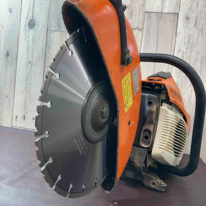 【中古品】スチール(STIHL) エンジンカッター TS420/700 プライマリーポンプ・ブレード新品交換済 コンクリートカッター【東大和店】