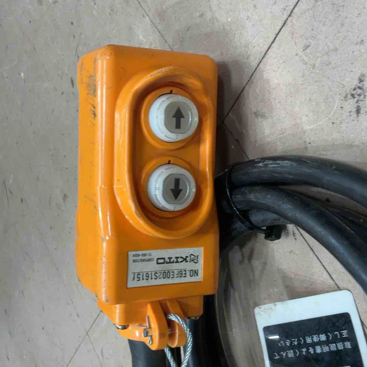 【店頭受取り限定】KITO キトー 電動 チェーンブロック EF2C-817【草加店】