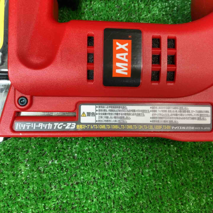 ◇マックス(MAX) 14.4Vコードレスタッカ TG-Z3-BC T3ステープル(内幅12mm)用【岩槻店】