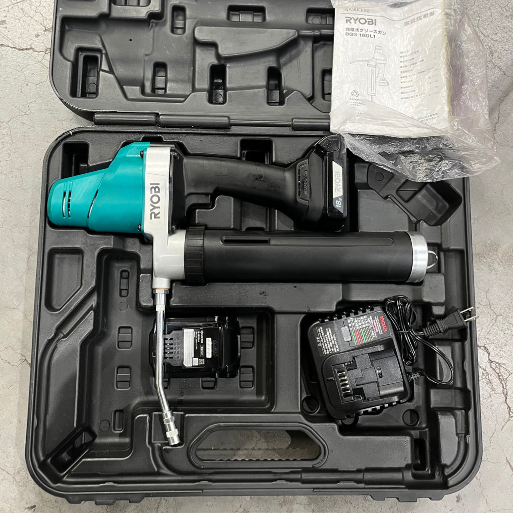 美品】リョービ(RYOBI) 充電式グリースガン BGG-180L1【川口店