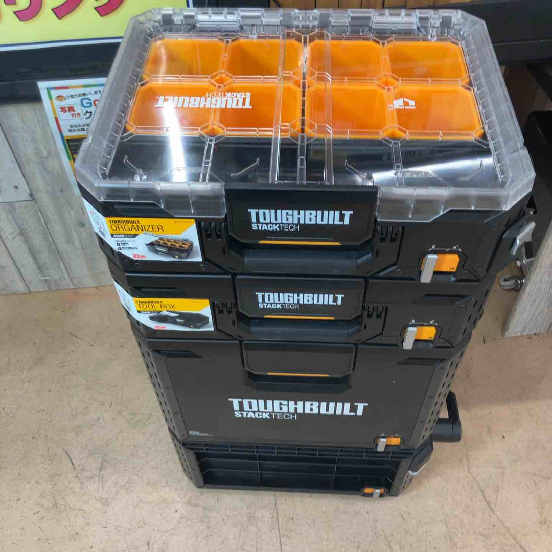 【中古品】 タフビルド(TOUGH BUILT) ツールボックス(STACK TECH) 4点まとめ 【東大和店】
