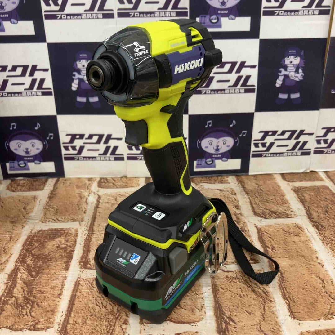 ★ハイコーキ(HIKOKI ※旧:日立工機) コードレスインパクトドライバ スパイダーイエロー WH36DD(2XHYSZ)【所沢店】