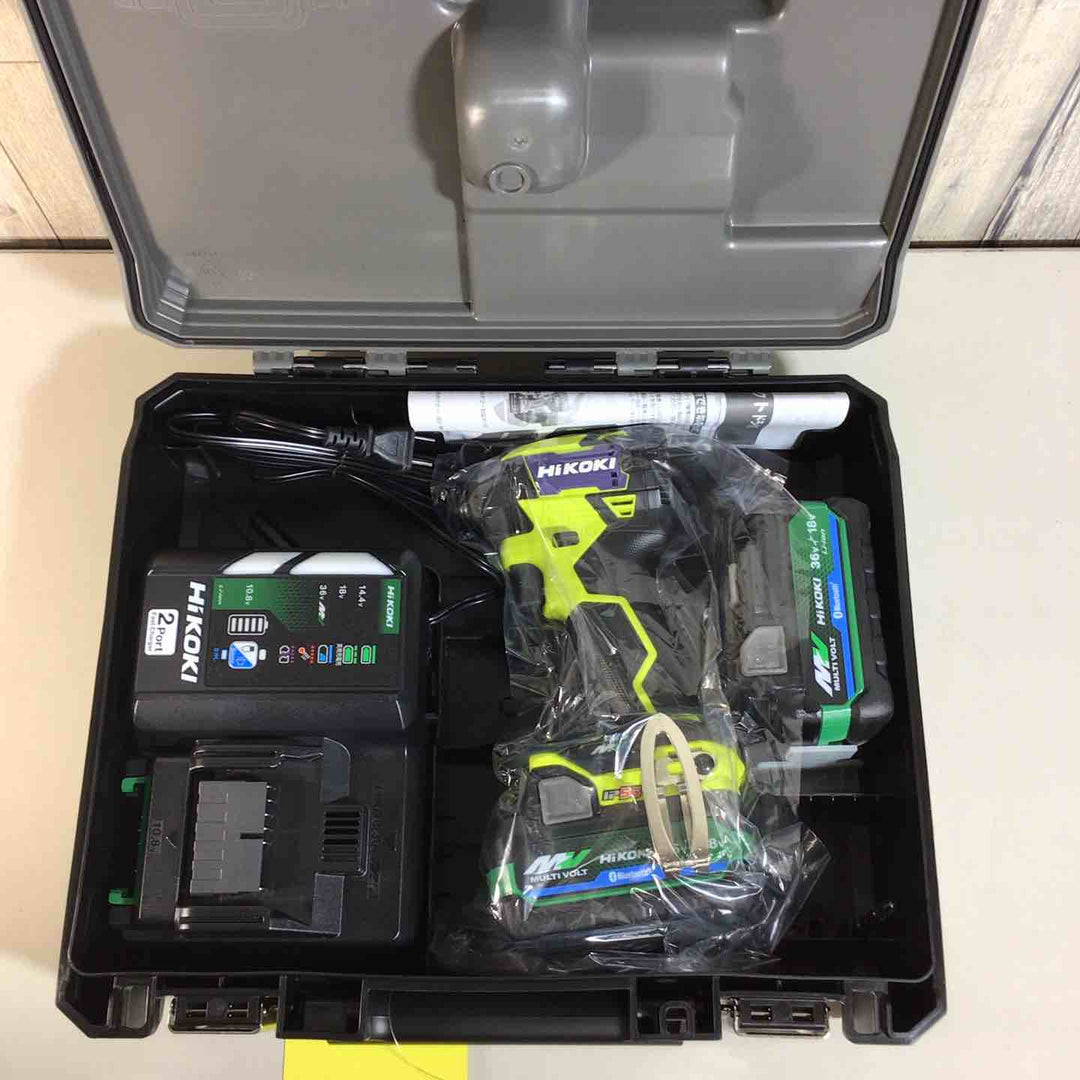 ★ハイコーキ(HIKOKI ※旧:日立工機) コードレスインパクトドライバ スパイダーイエロー WH36DD(2XHYSZ)【戸田店】