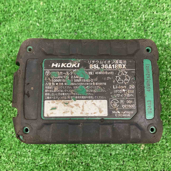 【現状品】 ハイコーキ/HIKOKI ※旧:日立工機 リチウムイオンバッテリー 36V/2.5Ah BSL36A18BX 【鴻巣店】