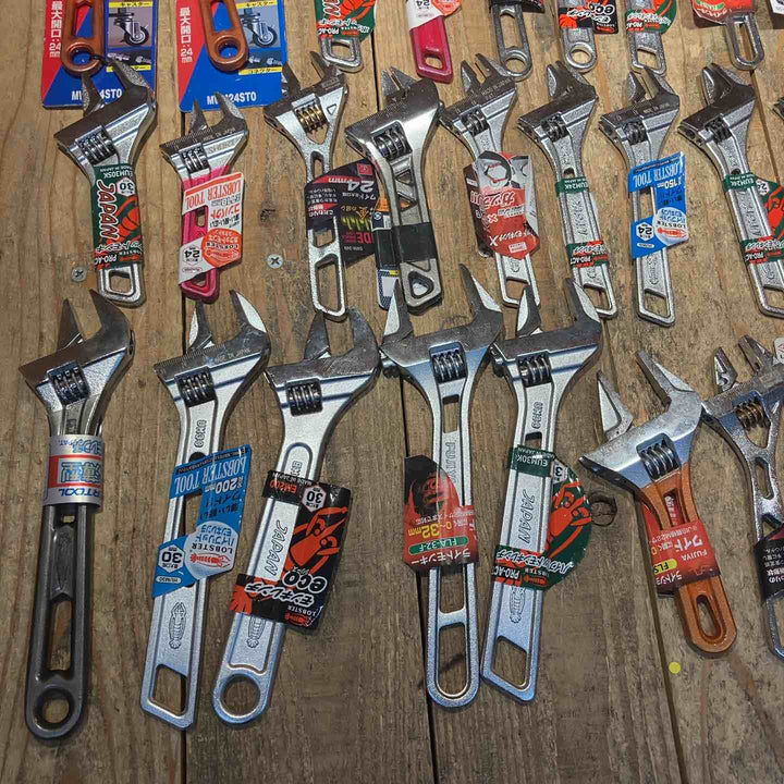 特価！【未使用品】モンキーレンチ50個まとめ売り ロブスター スーパーツール TOP　サイズ 複数 軽量 薄型 ショート 様々【所沢店】