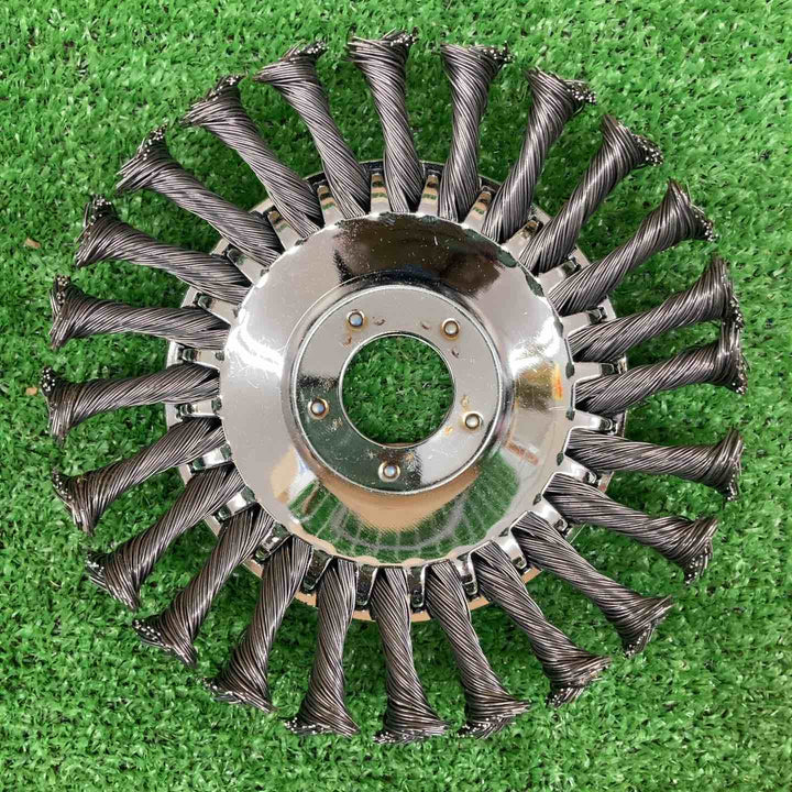 【未使用・現状品】 6インチ スチールワイヤーブラシ ＊3個セット 【鴻巣店】