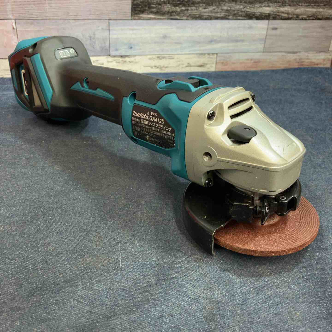 ★マキタ(makita) 100mmコードレスディスクグラインダ GA412DZ【八潮店】