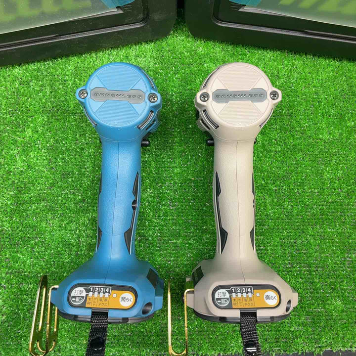【2台(本体＋ケース)セット】マキタ(makita) コードレスインパクトドライバー TD173DGXPG グレージュ、TD173DGXPB ブルー【藤沢店】