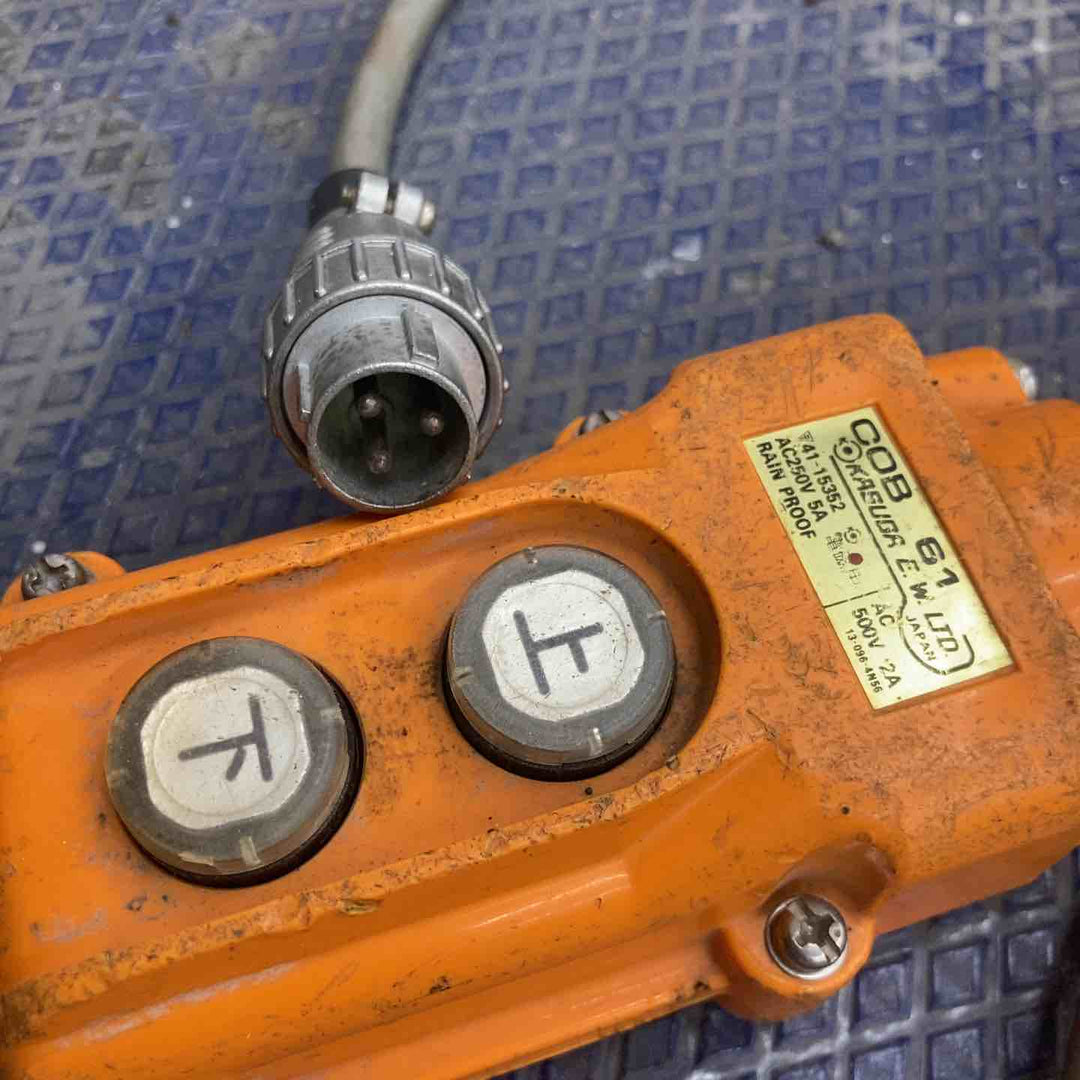 【中古品】トーヨーコーケン 電動ウインチ ワイヤー ベビーホイスト BH-820 荷重20kg 揚程20M リモコン付【八潮店】