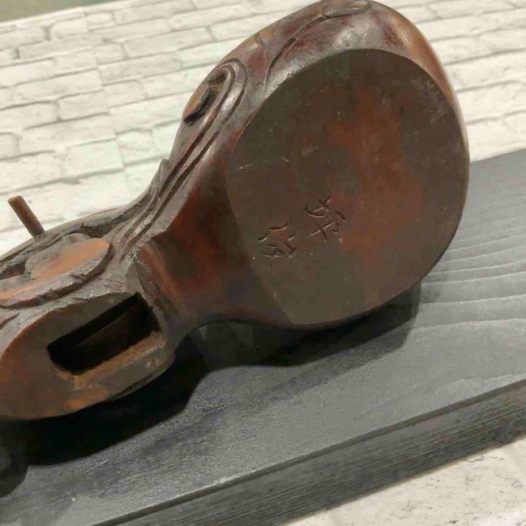 坪俊作 墨壺 墨つぼ 亀 全長約270mm 【川口店】