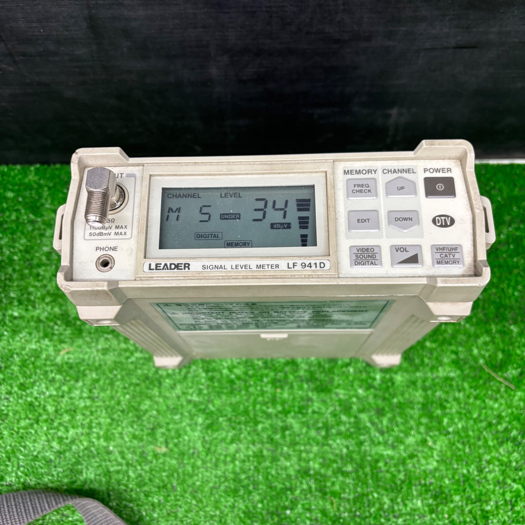 LEADER 測定器 シグナルレベルチェッカー LF941D ※通電のみ確認【電材館越谷店】