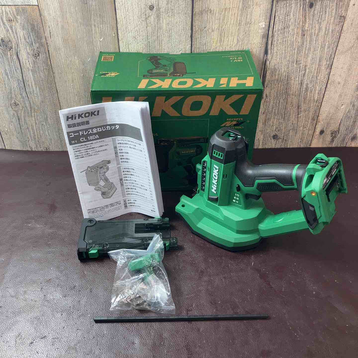 【未使用品(店頭展示品)】 ハイコーキ(HIKOKI) 18Vコードレス全ネジカッタ CL18DA(NN)(本体のみ) 【東大和店】