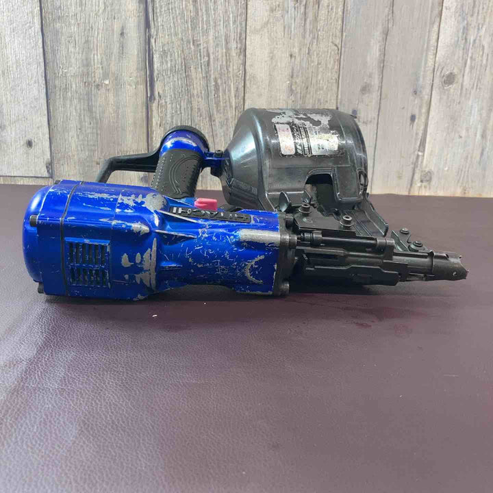 【中古品】 ハイコーキ(HIKOKI ※旧:日立工機) 高圧エア釘打ち機 NV90HMC(SB) 青 【東大和店】