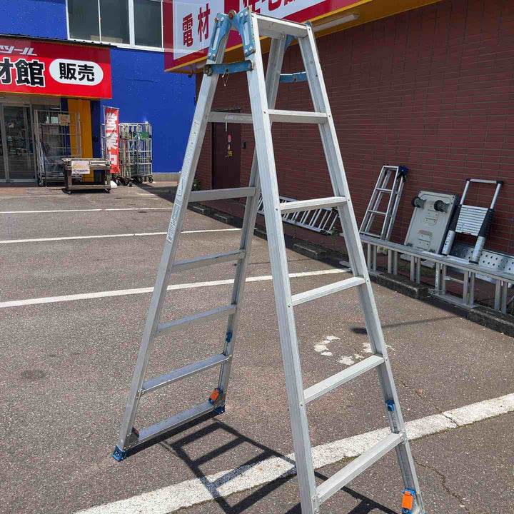 【店頭受取り限定】◇アルインコ(ALINCO) アルミ製脚伸縮式はしご兼用脚立　PRE-210S【越谷店】