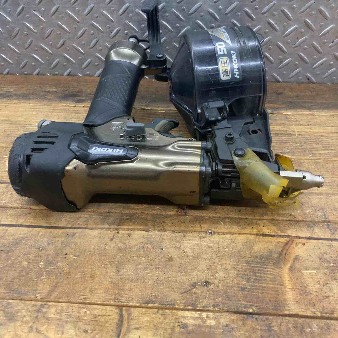 【中古品】ハイコーキ(HIKOKI ※旧:日立工機) 高圧エア釘打ち機 NV50H2【所沢店】