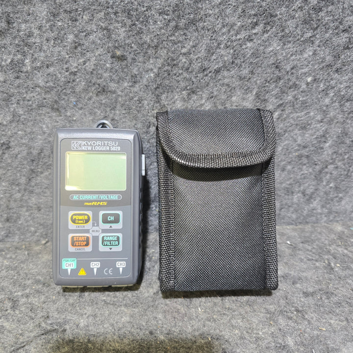 【美品】KYORITSU 共立電気計器 電流/電圧用データロガー KEW5020+KEW8121+KEW8309 クランプセンサ+電圧センサ付【桶川店】