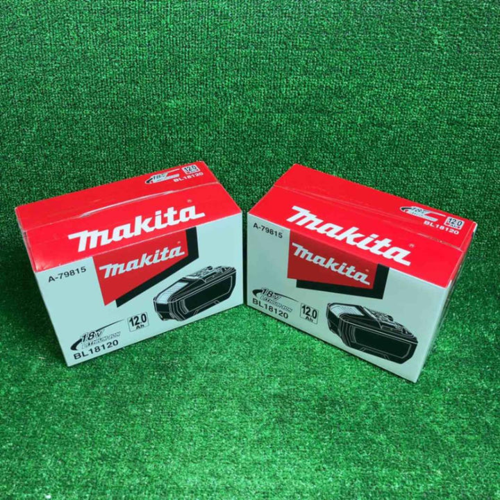 ★マキタ(makita) リチウムイオンバッテリー 18V/12.0Ah BL18120/２個セット【川崎店】