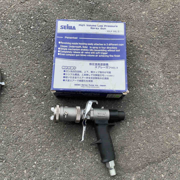 【付属品多数】精和産業(セイワ) 電動スプレーガン 電動低圧温風塗装機クリーンボーイ CB-300E 【桶川店】