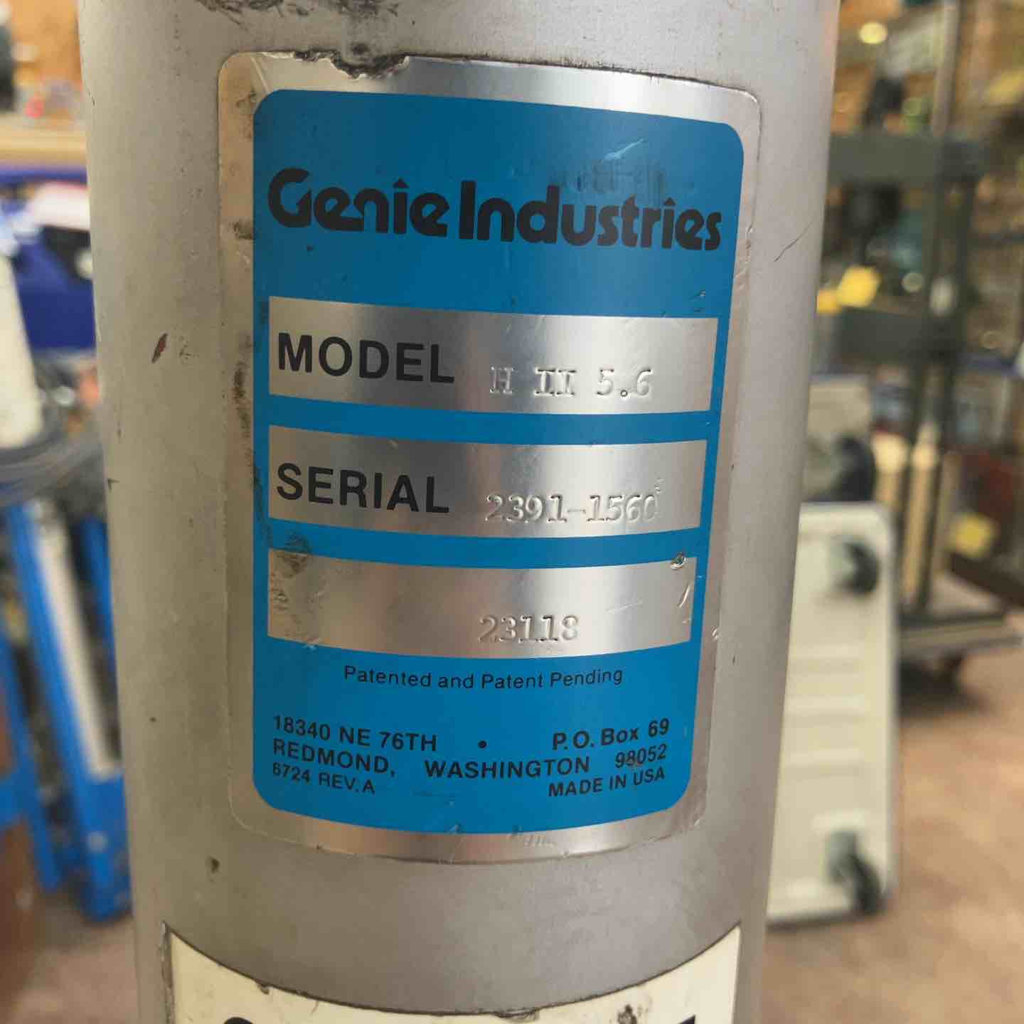 GENIE HOIST 5.6 気圧リフト Genie ホイスト HII 店頭受取り限定