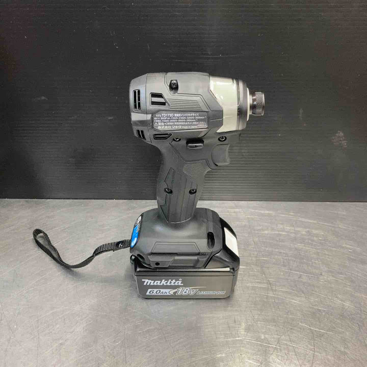 【未使用品(店頭展示品)】 マキタ(makita) 18V コードレスインパクトドライバー TD173DXB 黒色 充電器なしフルセット 【東大和店】
