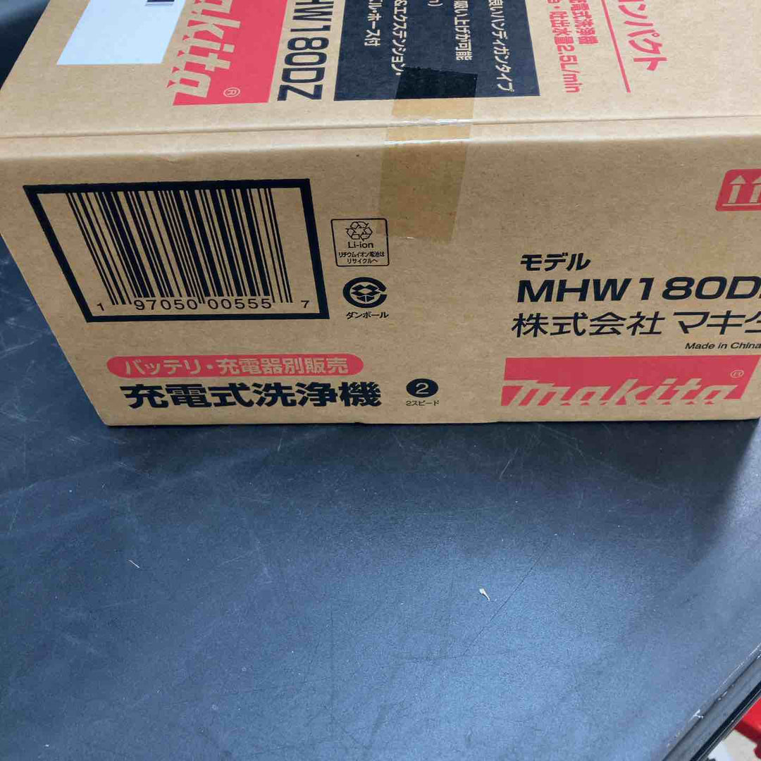 【未使用品】マキタ(makita) コードレス高圧洗浄機 MHW180DZ ペットボトルアダプタ付き【川越店】