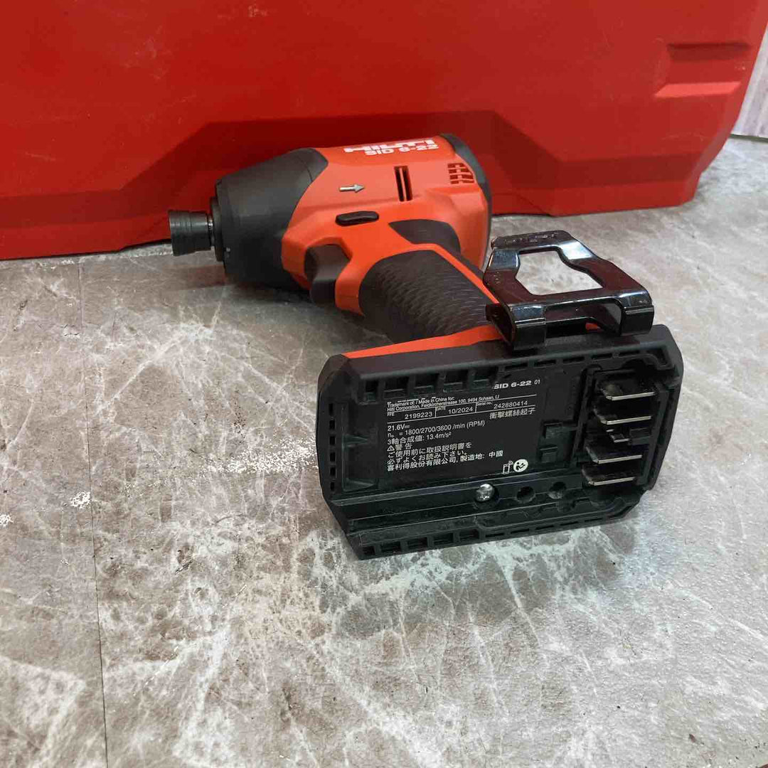 【中古品】HILTI/ヒルティ 充電式インパクトドライバ　SID6-22【八潮店】