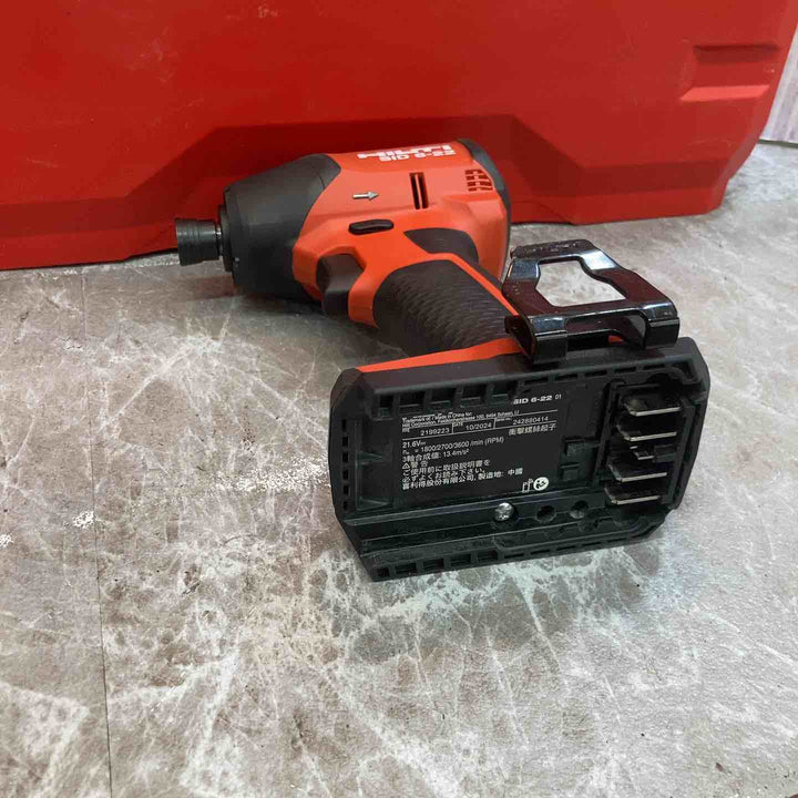 【中古品】HILTI/ヒルティ 充電式インパクトドライバ　SID6-22【八潮店】