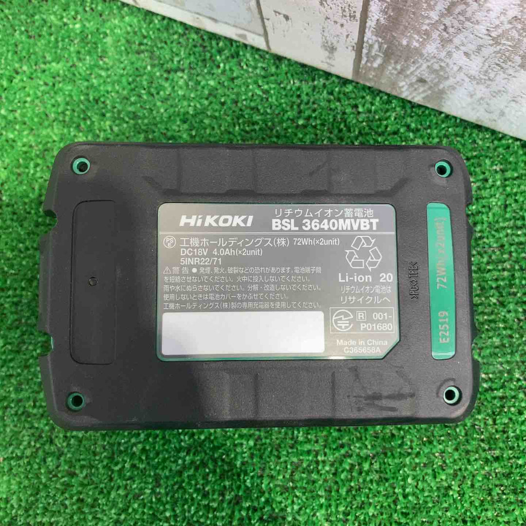 ハイコーキ(HIKOKI ※旧:日立工機) リチウムイオンバッテリー 36V/4.0Ah BSL3640MVBT【町田店】
