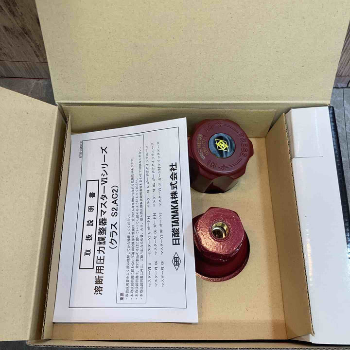 【未使用品】日酸TANAKA アセチレン調整器 マスター6 Aガード付 2024年7月製【八潮店】