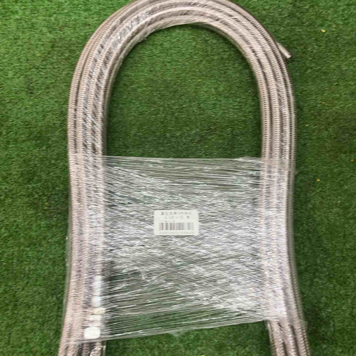 メーカー不明 高圧洗浄ワイヤーホース 4.5×10ｍ 1/4-1/8【川越店】