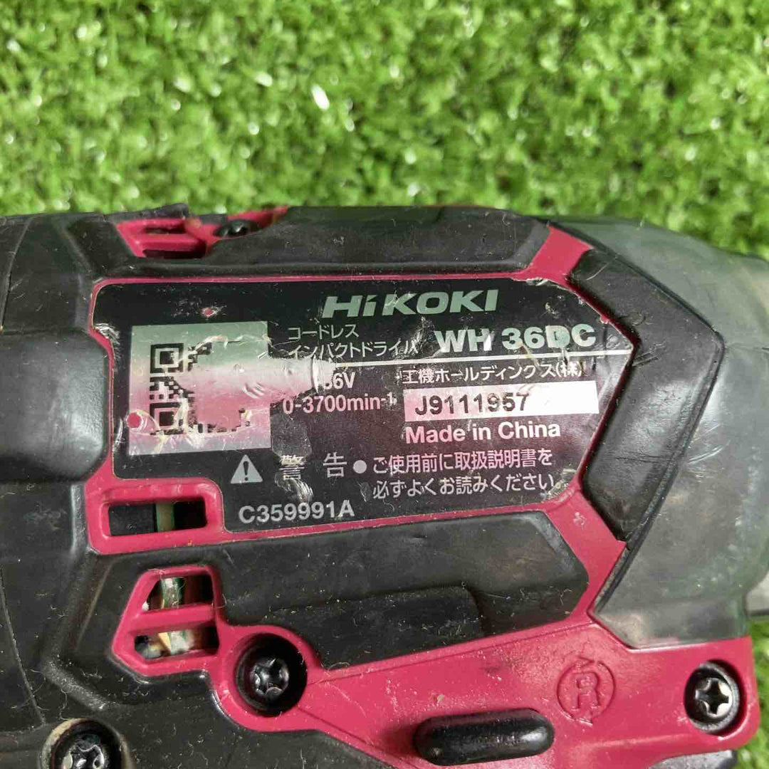 ★ハイコーキ(HIKOKI ※旧:日立工機) コードレスインパクトドライバー WH36DC(2XPR)【川崎店】