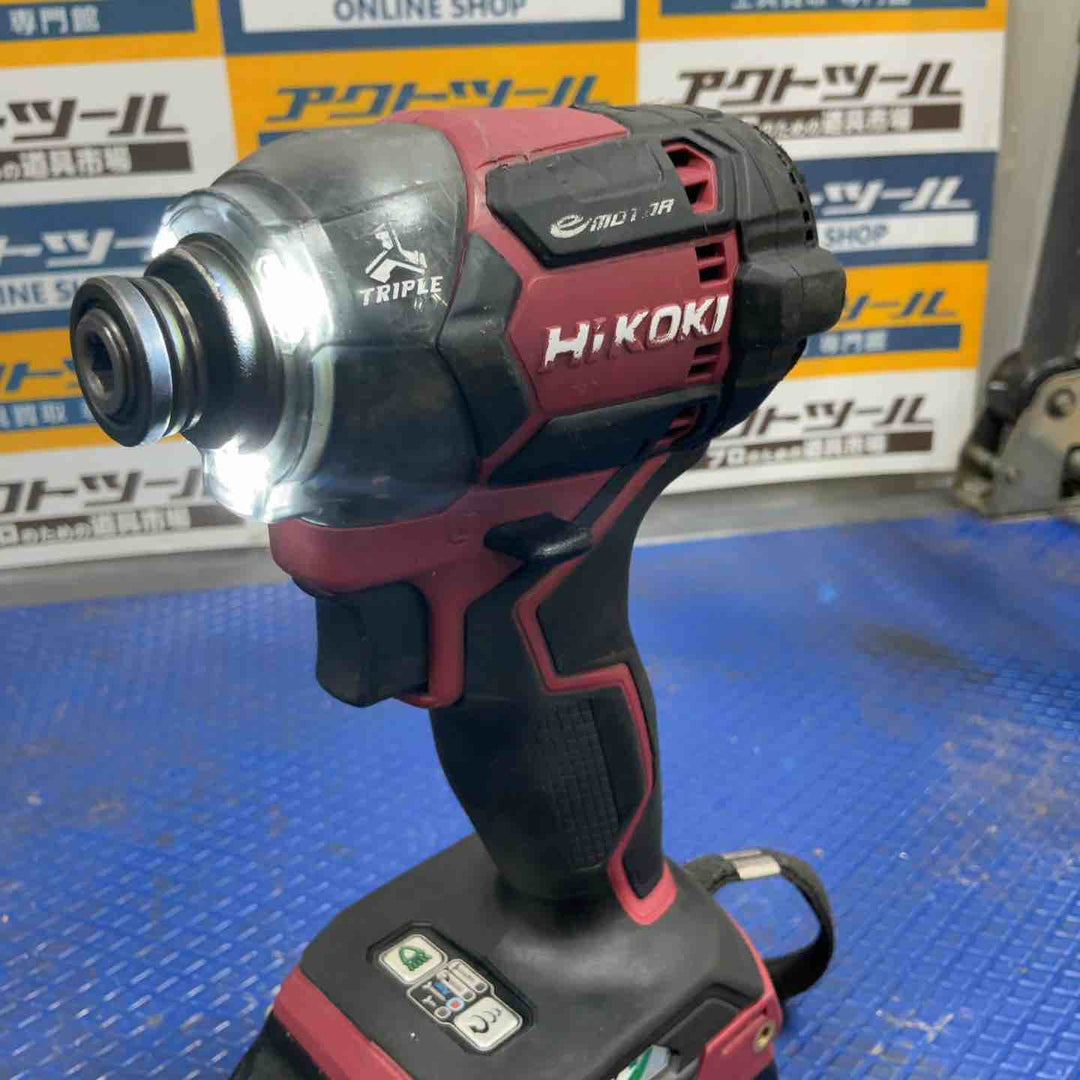 ★ハイコーキ(HIKOKI ※旧:日立工機) コードレスインパクトドライバー WH36DC(NNR)【草加店】