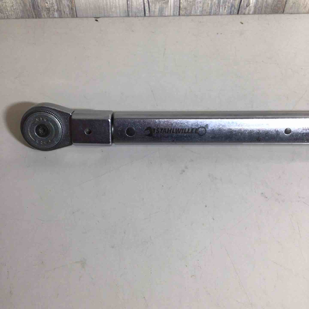 ◇スタビレー(STAHLWILLE) 730/20クイック トルクレンチ ラチェットヘッド付 MANOSKOP 730/20QUICK-JP 40-200Nm【戸田店】