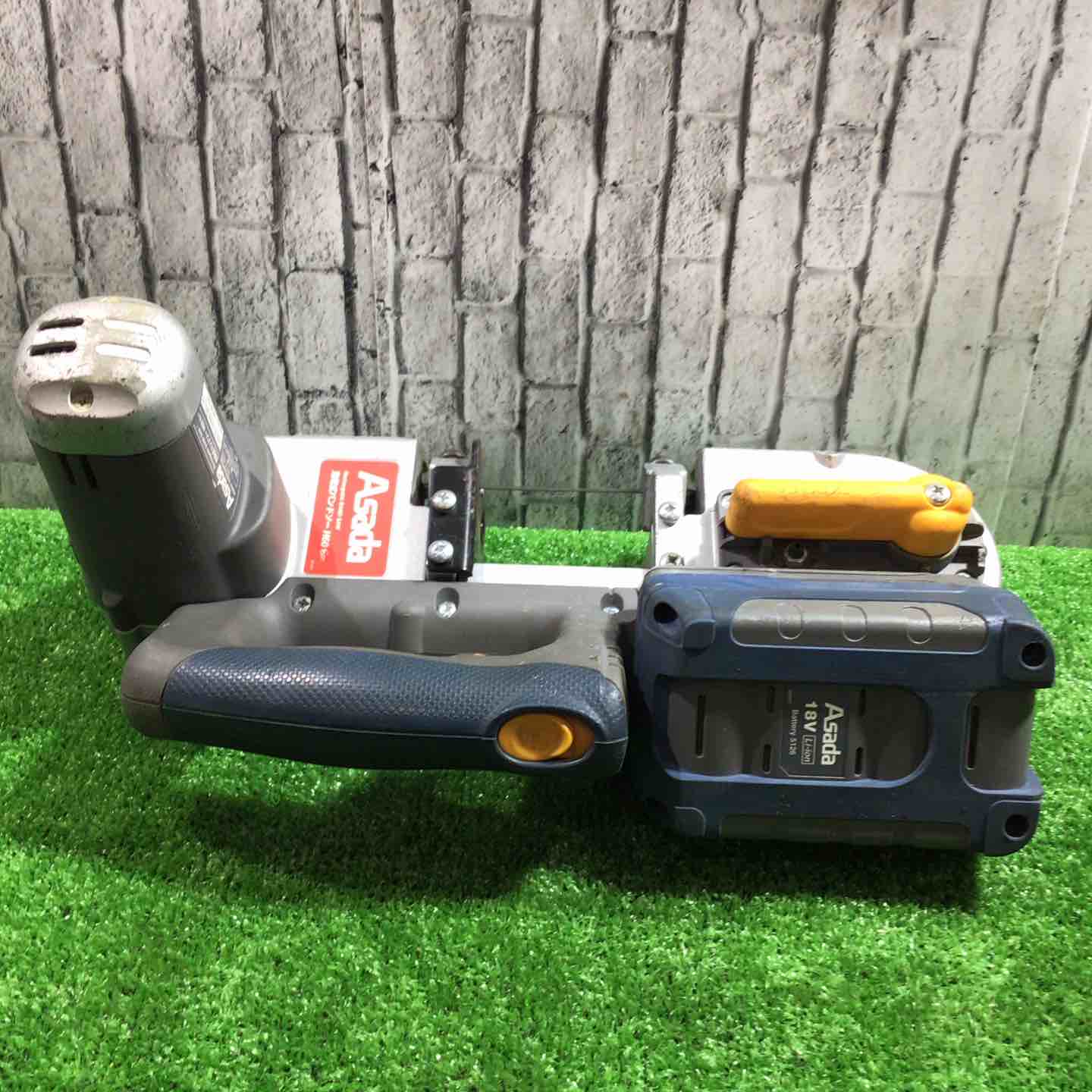 専用2点 Asada/アサダ 18V充電式ハンドソー H60Eco 切断機 バッテリー2個・充電