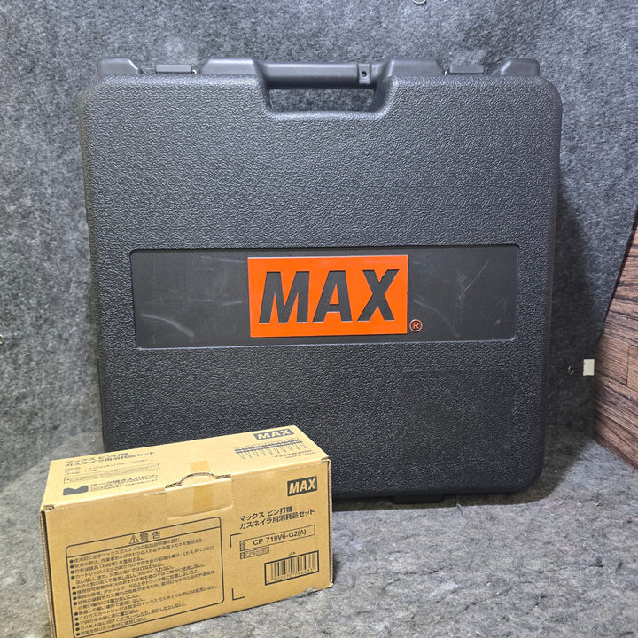 【美品・中古品 CP-719V6-G2(A)1箱付属！】マックス(MAX) ガスネイラ GS-738C2【桶川店】