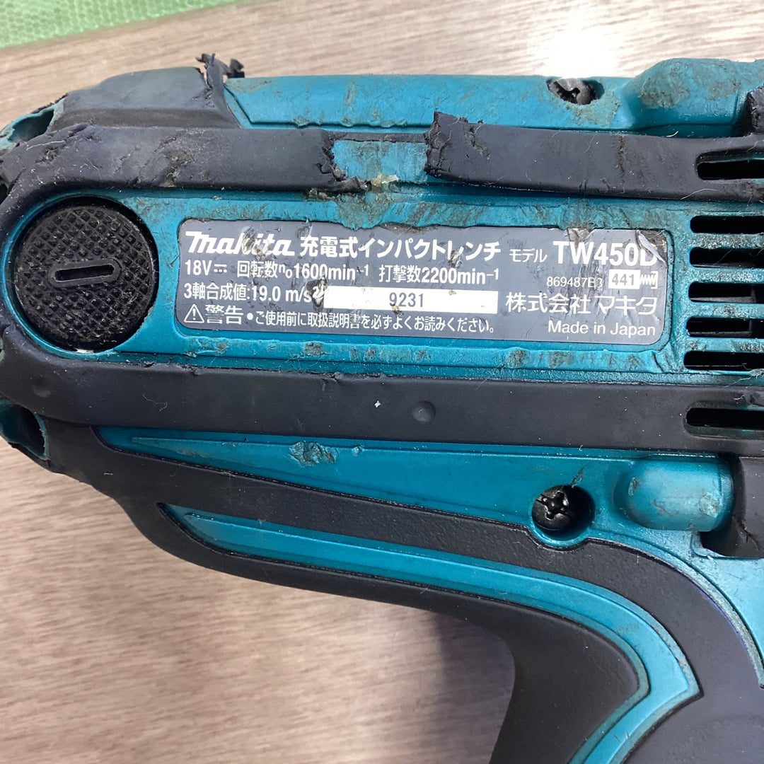 ☆マキタ(makita) コードレスインパクトレンチ TW450DZ【越谷店】