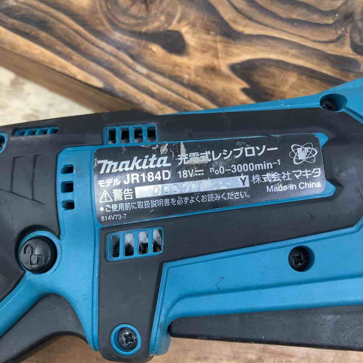 ★マキタ(makita) 18Vコードレスレシプロソー JR184DZ 六角レンチ欠品【柏店】