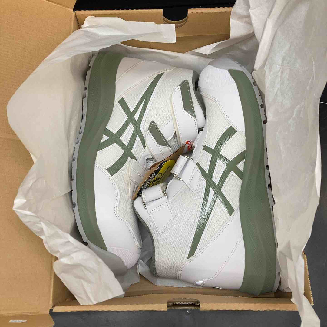 アシックス/asics 安全靴 WINJOB CP216 サイズ27.0 1273A076-100 ホワイト×ライケングリーン【川越店】