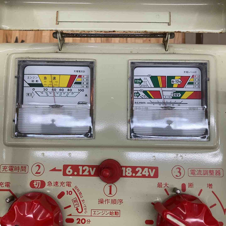 【現状品/ 店頭受取り限定】デンゲン シリコン式バッテリ急速充電器 HR-MAX70D バッテリーチャージャー 自動車 整備　【千葉県柏市】