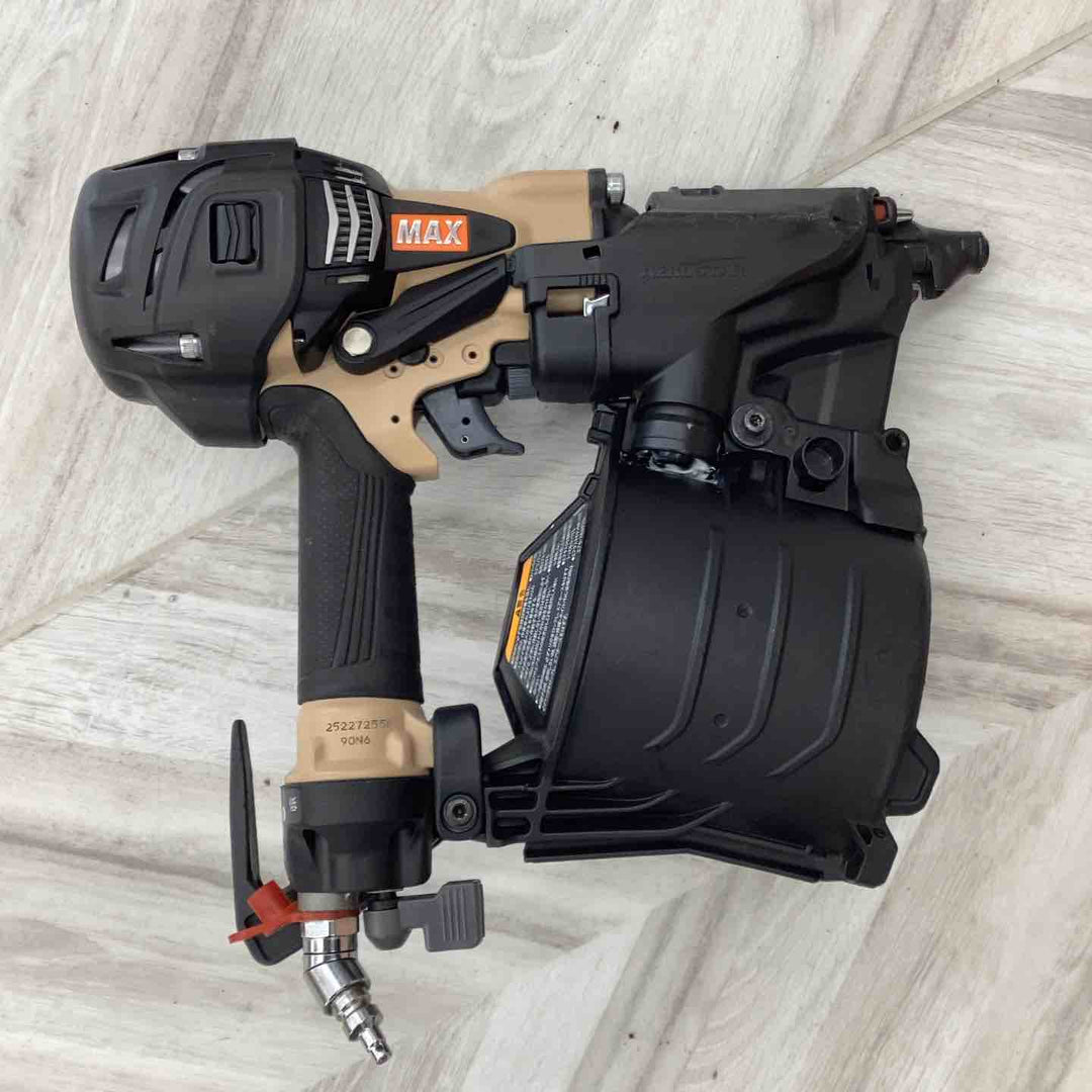 ★マックス(MAX) 高圧エア釘打ち機 HN-90N6(D)_サンドベージュ【越谷店】
