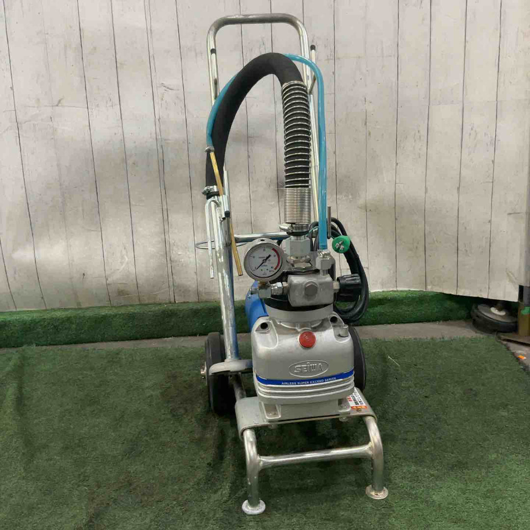 【店頭受取り限定】◇精和産業(セイワ/SEIWA) エアレス スーパー60L エアレス塗装機 SUPER60L 動作確認済【川口店】