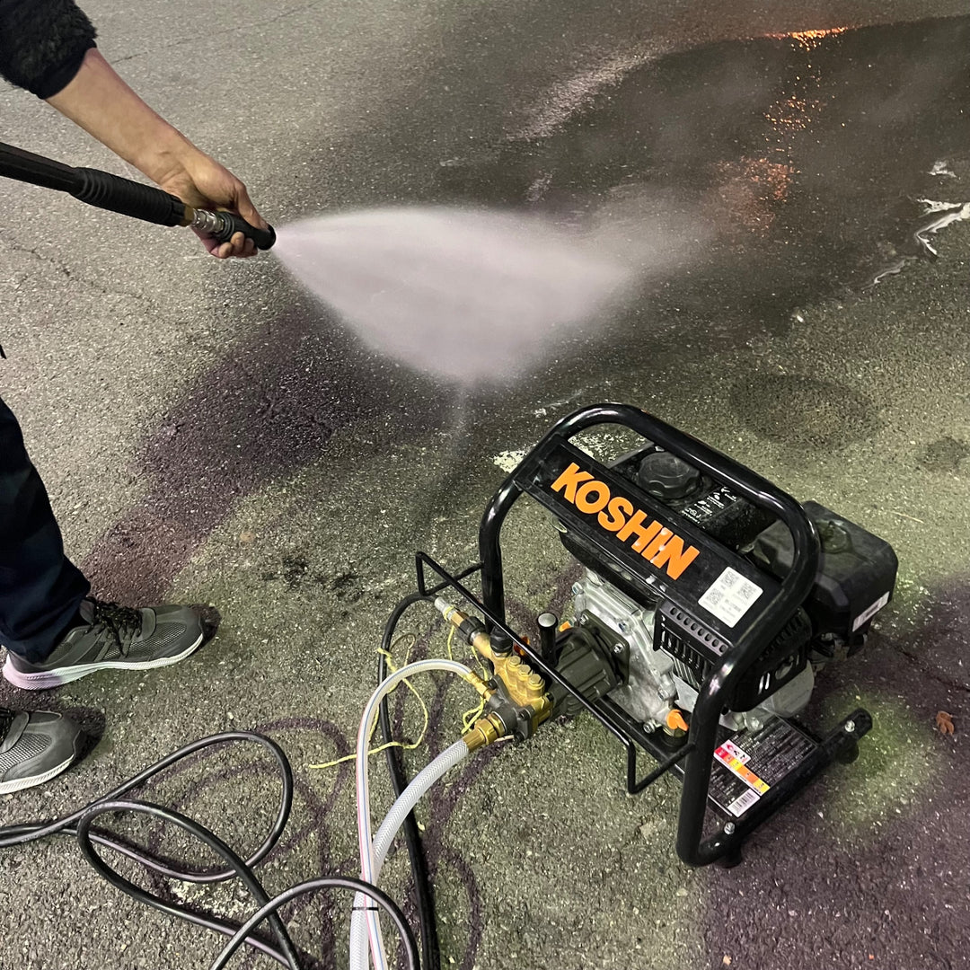 【店頭受取り限定】◇工進 エンジン式高圧洗浄機 14mpa 据置タイプ JCE-1408U【岩槻店】