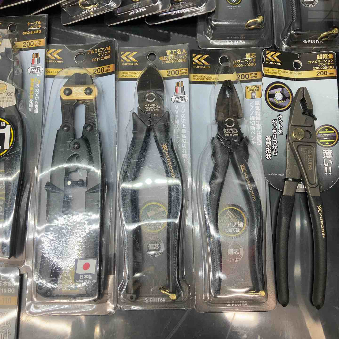 ▼フジ矢 FUJIYA 黒金 KUROKIN 60点まとめ売り！モンキー ストリッパー ニッパー ペンチ等他多数！！【川越店】