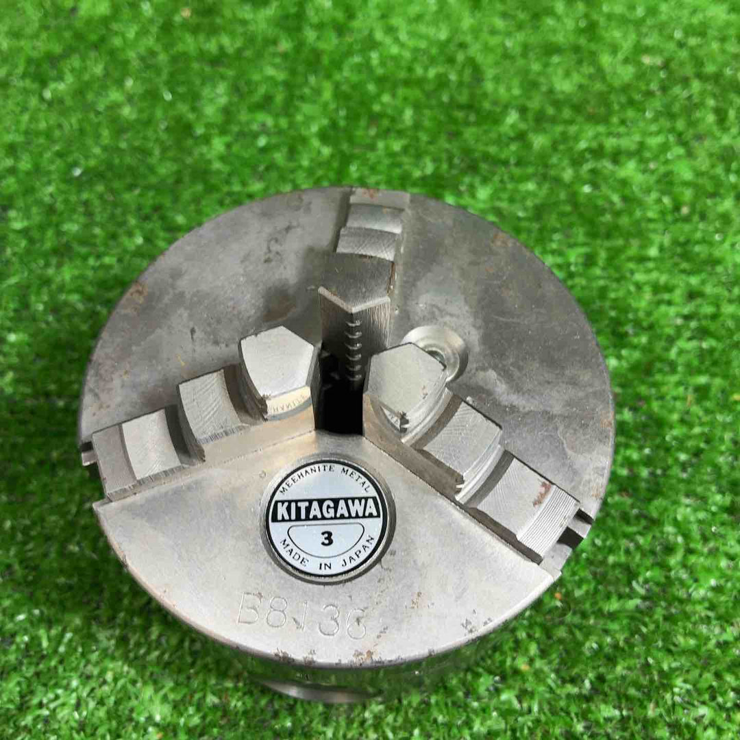 北川鉄工所スクロールチャック 一体爪型・ストレートインロー KiTAGAWA SC-3【藤沢店】