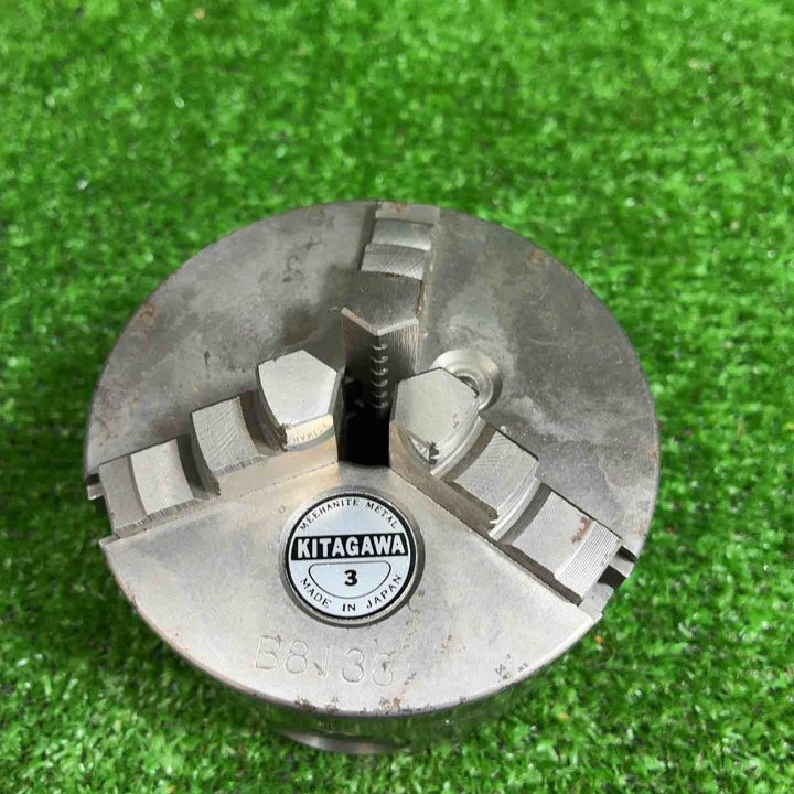 北川鉄工所スクロールチャック 一体爪型・ストレートインロー KiTAGAWA SC-3【藤沢店】