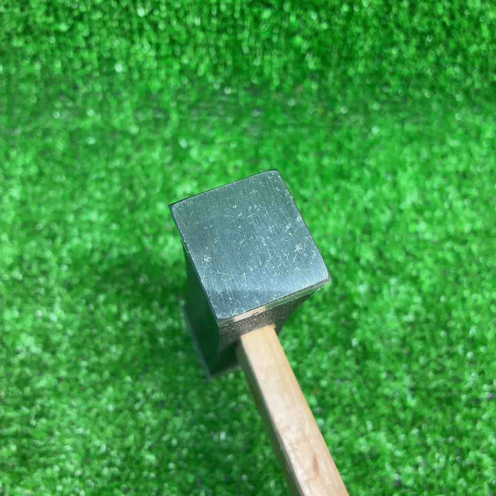 【道心斎正行】木目 黒 玄翁(角) 正行作柄付　120匁【藤沢店】