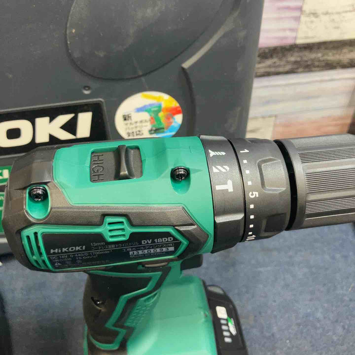 ◇ハイコーキ(HiKOKI) コードレス振動ドライバドリル DV18DD(2XCZ)【八潮店】